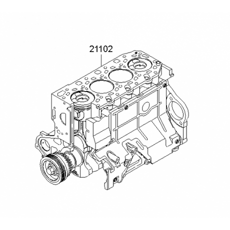 Ensamble Motor Crdi D4Cb Original Hyundai H1 Motor Crdi 17-22