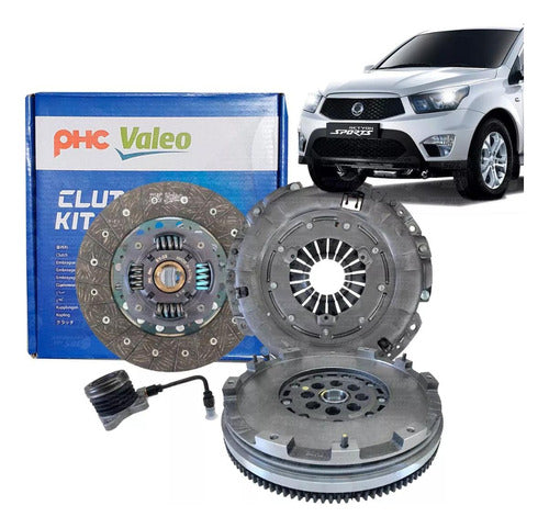 Kit Embrague con Volante Crdi Ssangyong New Actyon Korando Rexton 2012 a 2020 motor 2.0 cc
