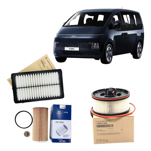 Kit Filtro Aire Aceite Petroleo Hyundai Porter 2.5 2011 2025